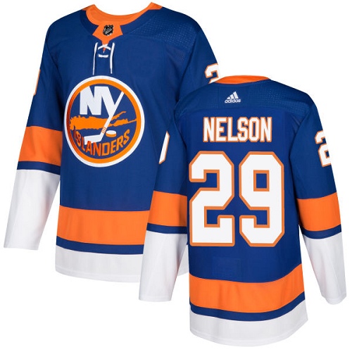 Adidas NEW York Islanders #29 Brock Nelson Royal Blue Home Authentic Stitched Youth NHL Jersey